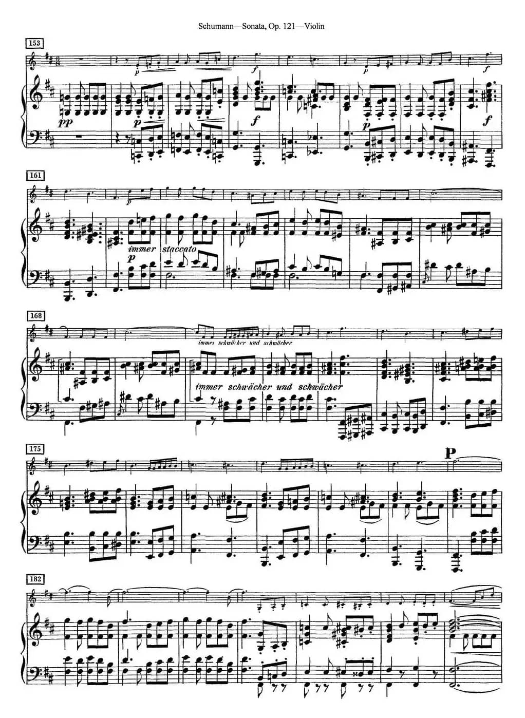 Violin Sonata Op.121（小提琴+钢琴伴奏）