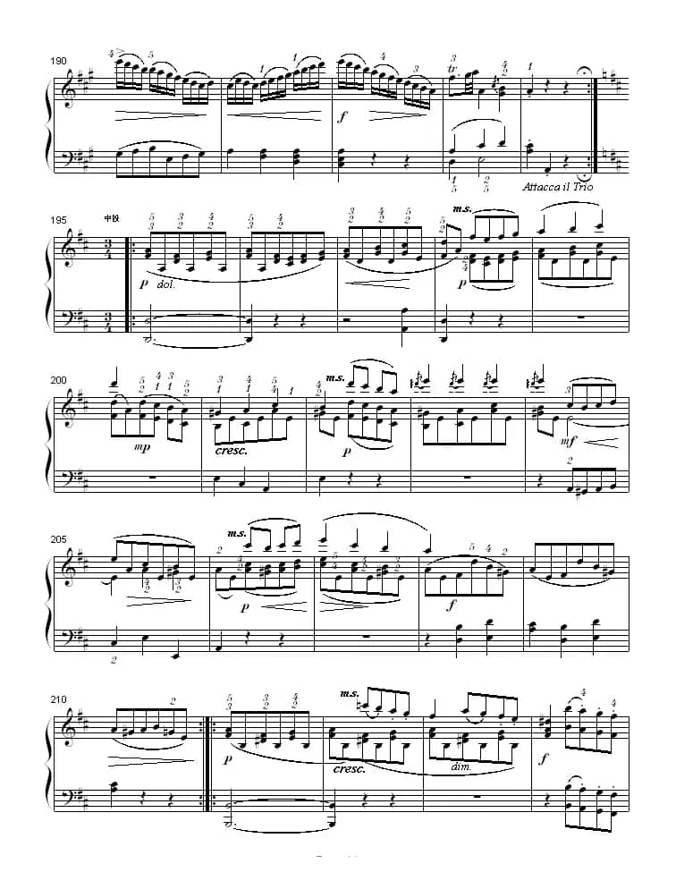 A大调钢琴奏鸣曲