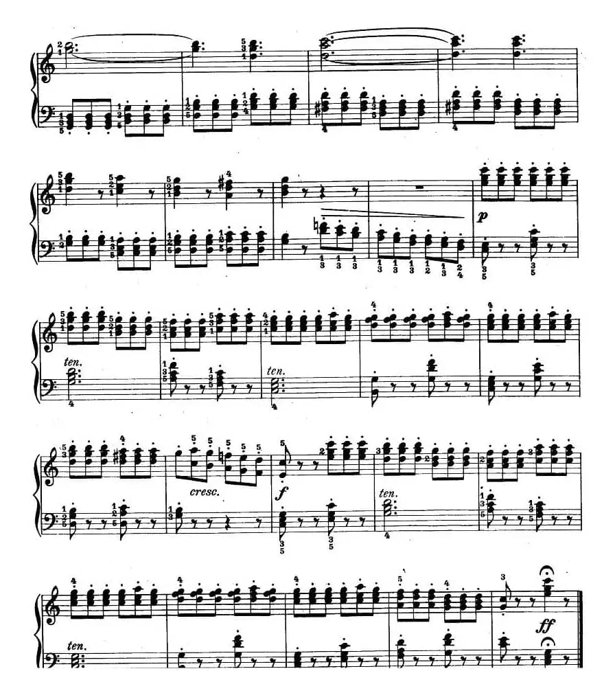 儿童钢琴进阶练习曲50首之28