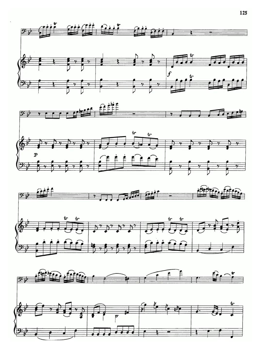 降B大调协奏曲（大管+钢琴伴奏）