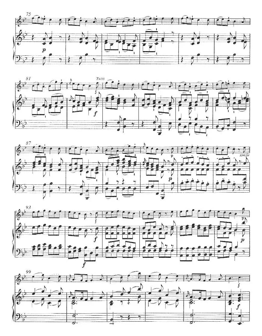 降B大调回旋曲（小提琴+钢琴伴奏）