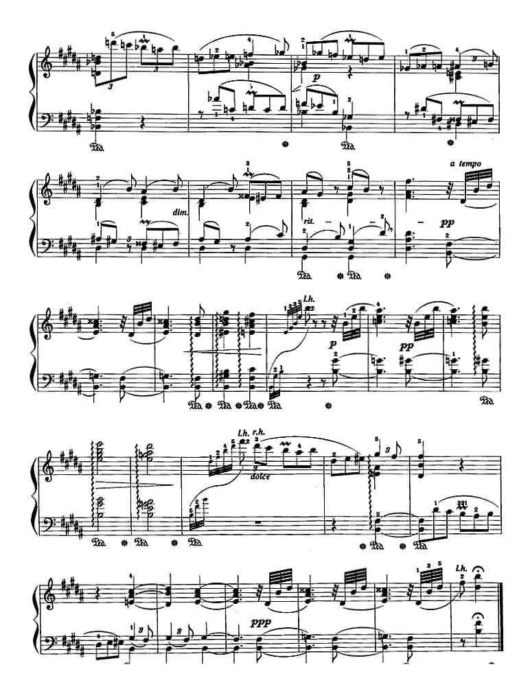 现代钢琴曲：17、梦幻曲（Op.9，No.4）