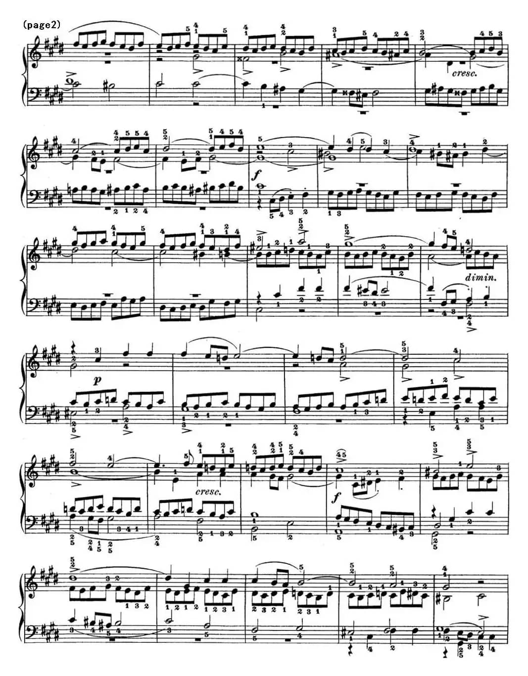 巴赫《平均律钢琴曲集·第一卷》之赋格曲（NO.4）