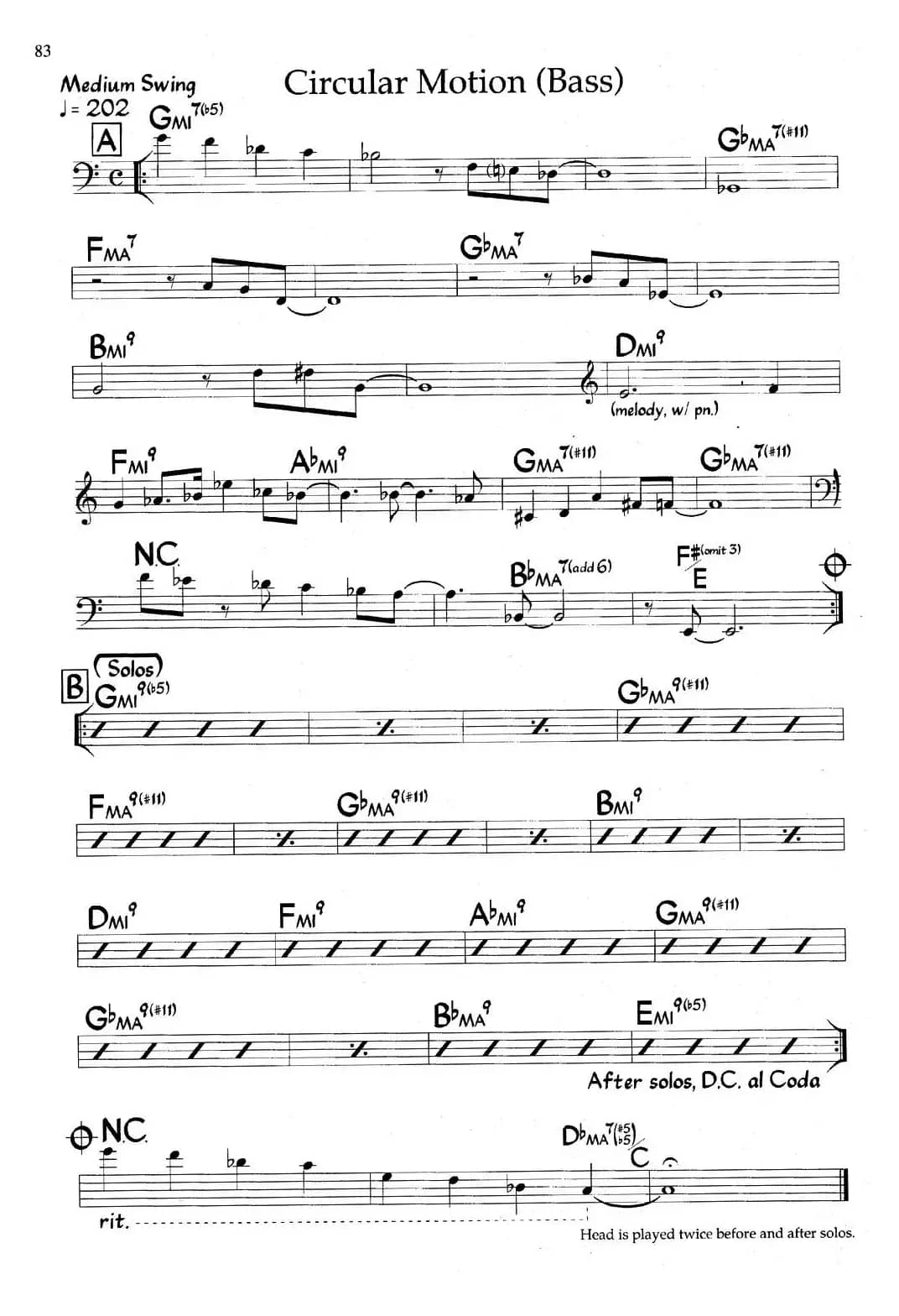 Circular Motion（爵士钢琴曲）