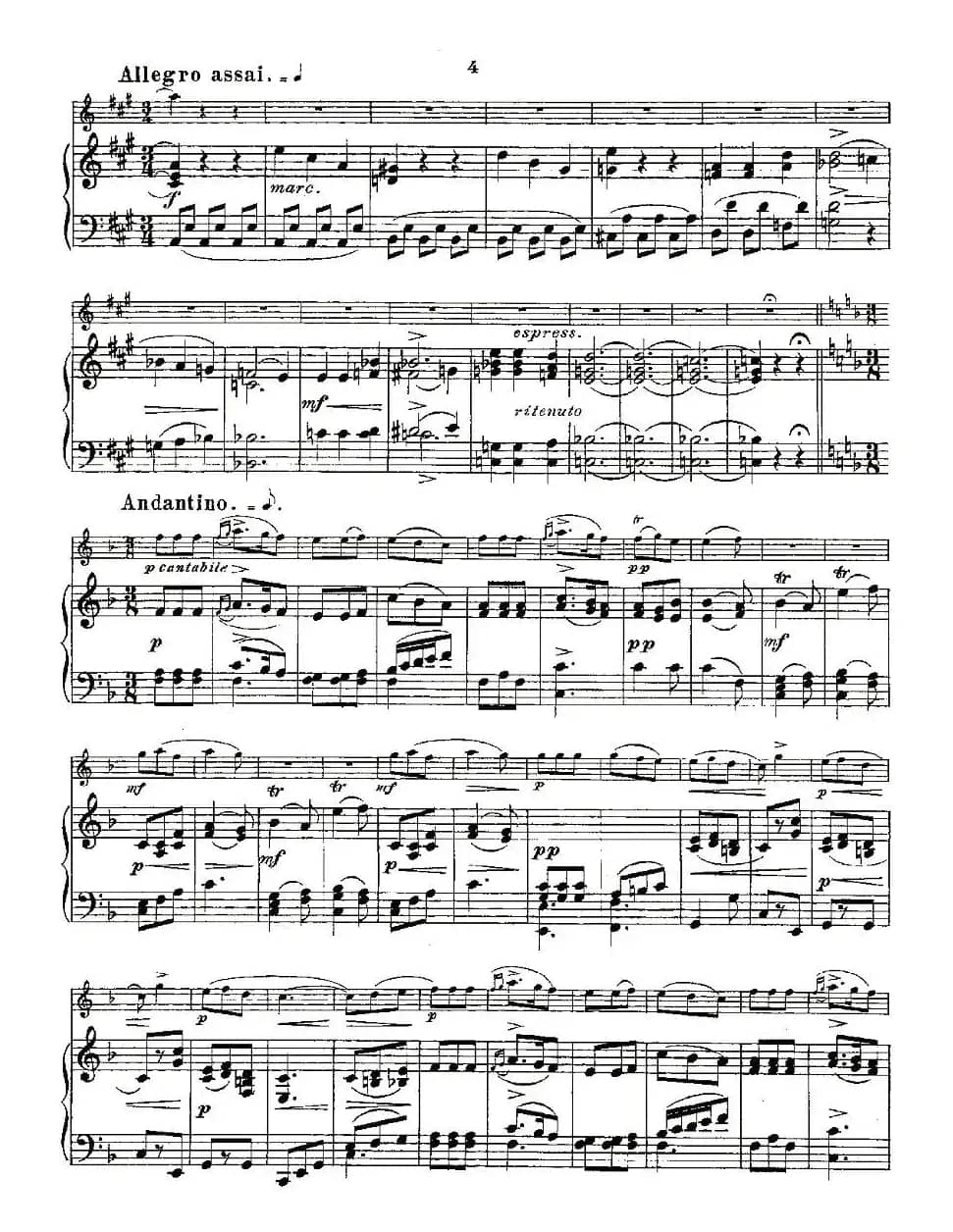 Opern-Transcriptionen.Op.45-5（长笛+钢琴伴奏）