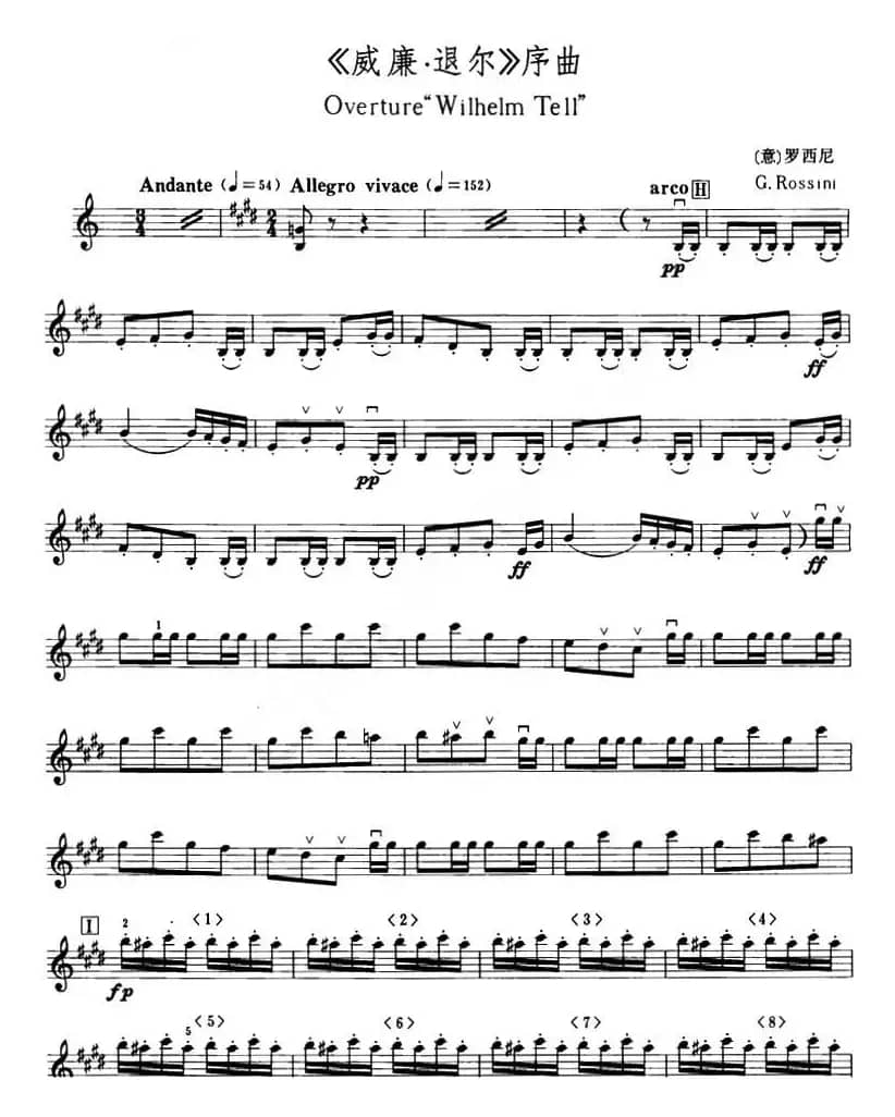 《威廉·退尔》序曲（Overture Wilhelm Tell）
