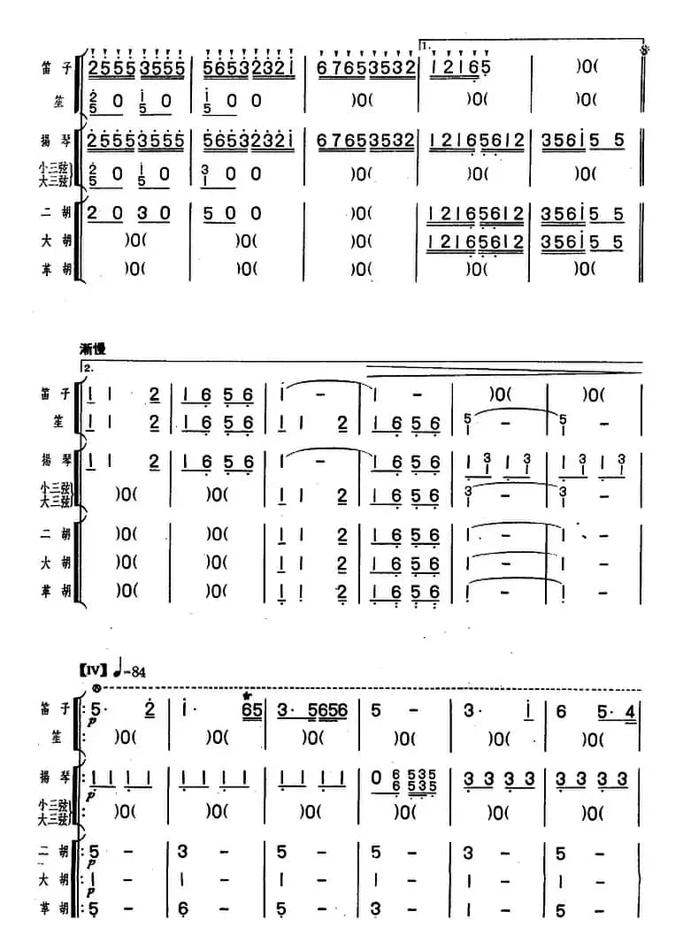 一枝春（笛子独奏+民乐队伴奏）