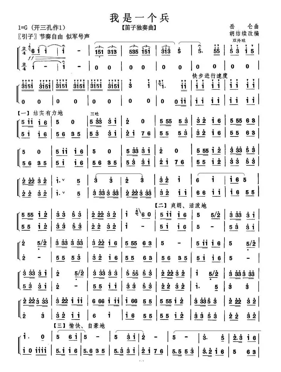 我是一个兵（胡结续改编版）