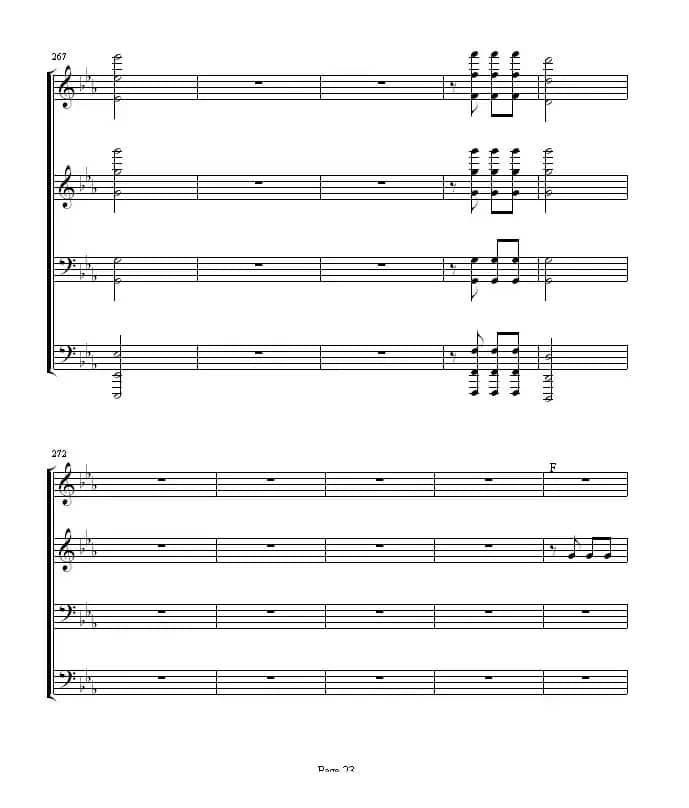 命运交响曲（四手联弹）