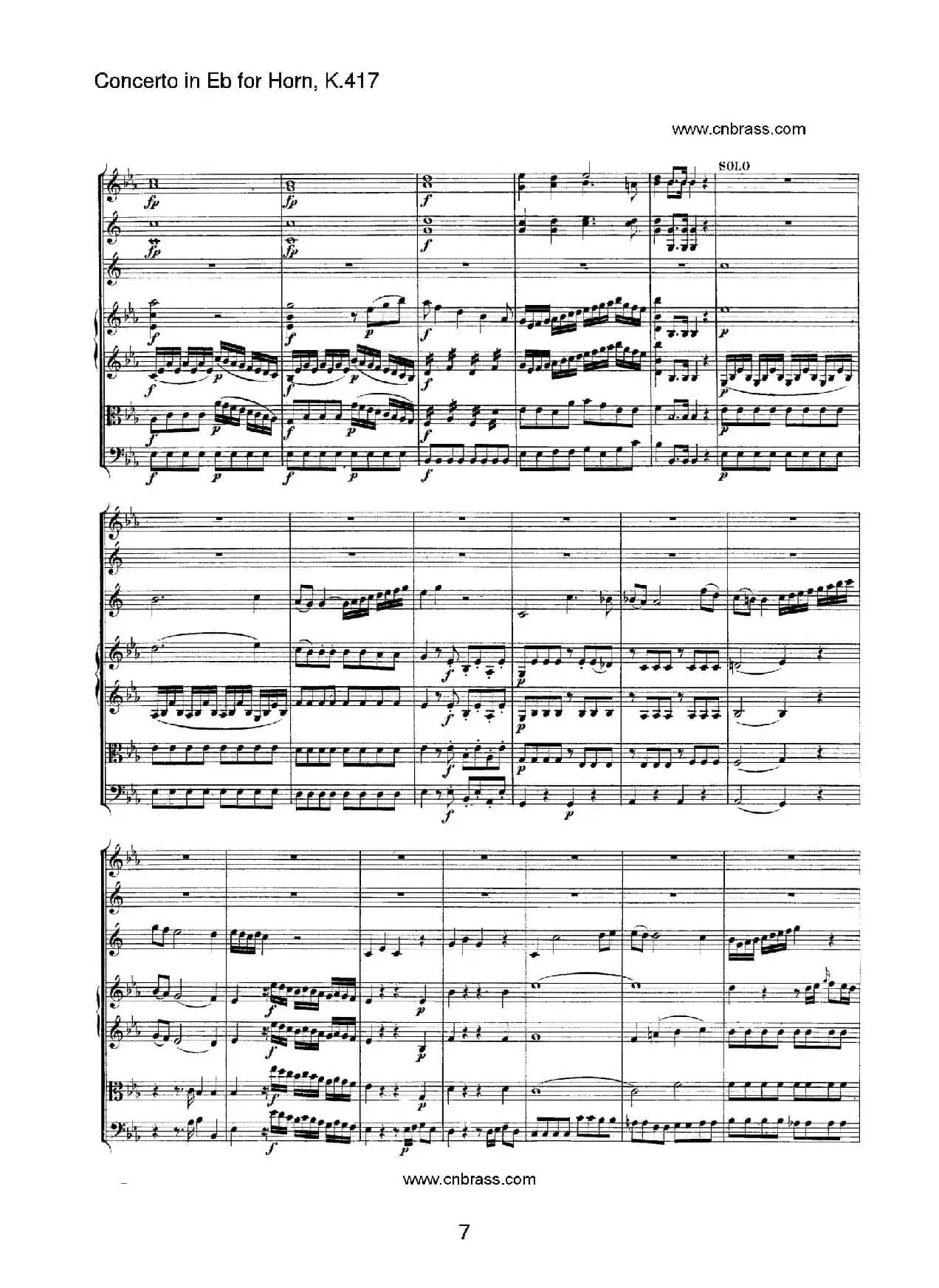 圆号协奏曲（作品K417）