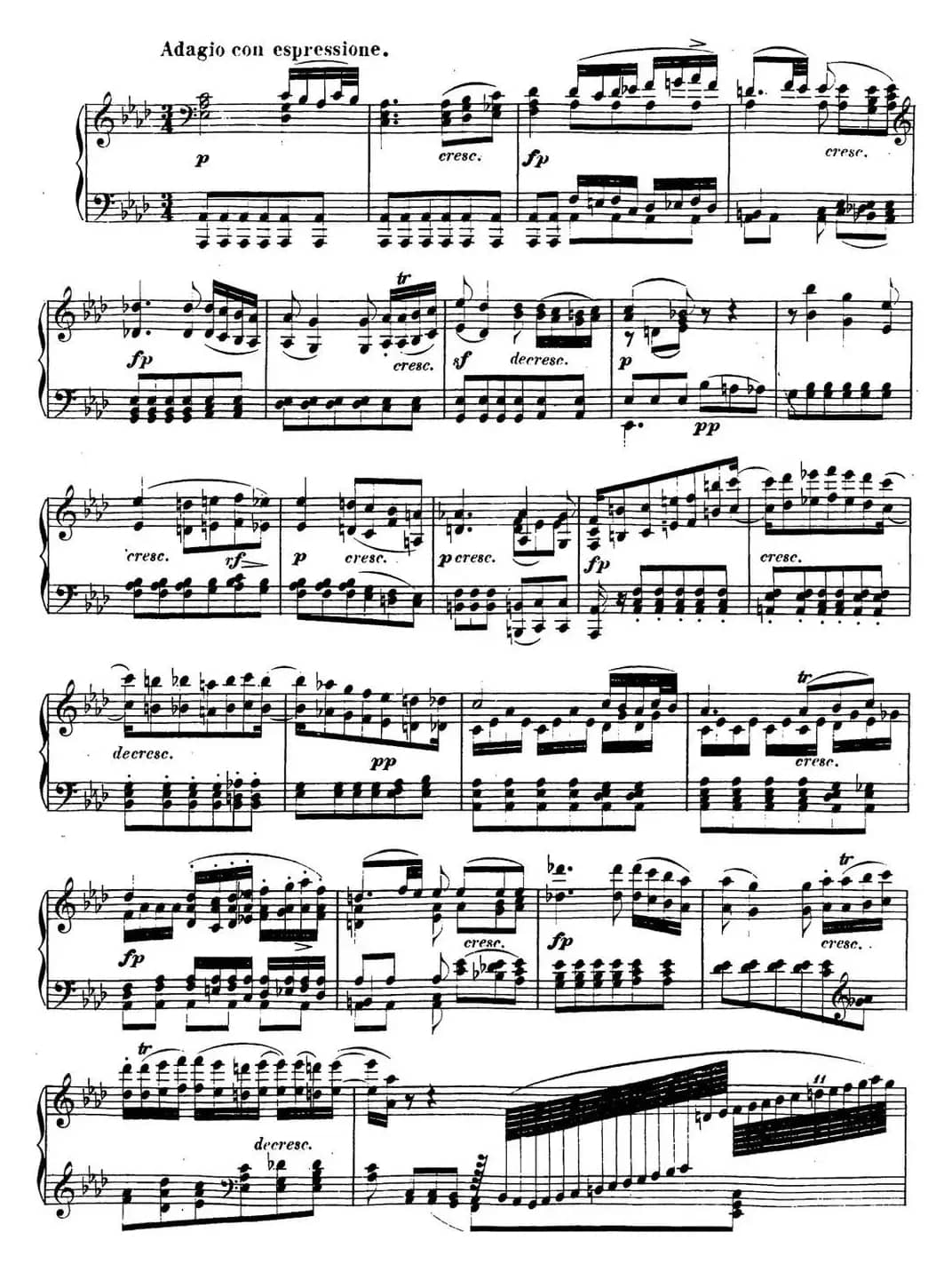 贝多芬钢琴奏鸣曲13 幻想奏鸣曲 降E大调 Op.27 No.1 E-flat major