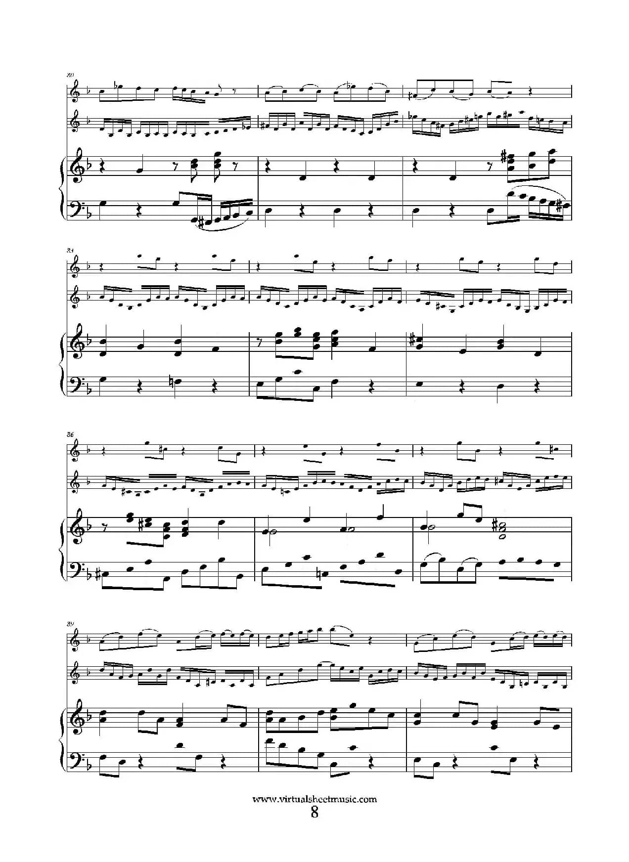 Concerto in D minor（双簧管+小提琴+钢琴伴奏）