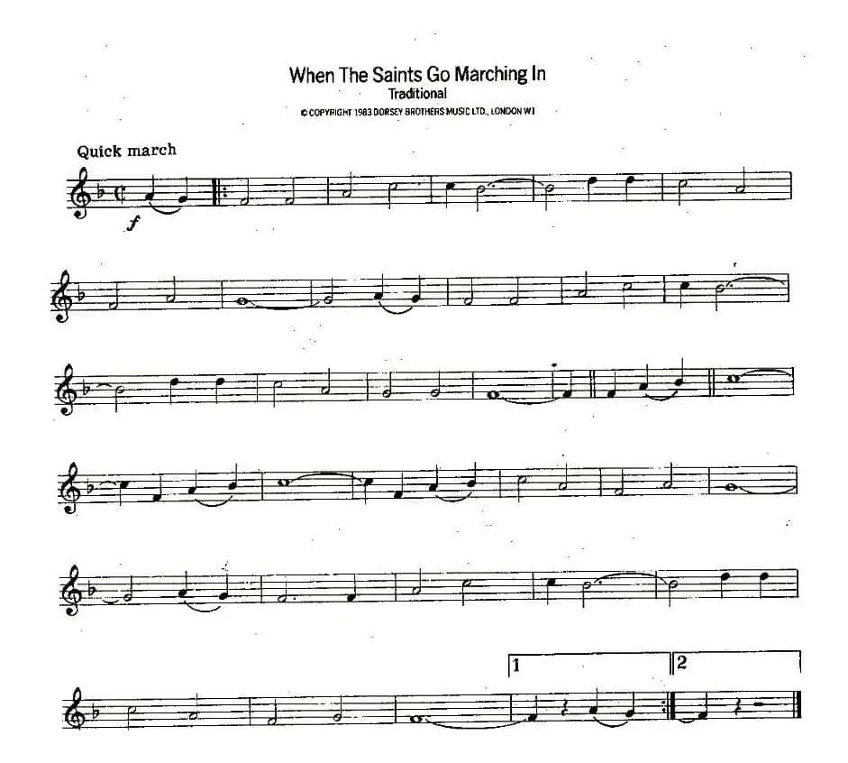 When The Saints Go Marching In