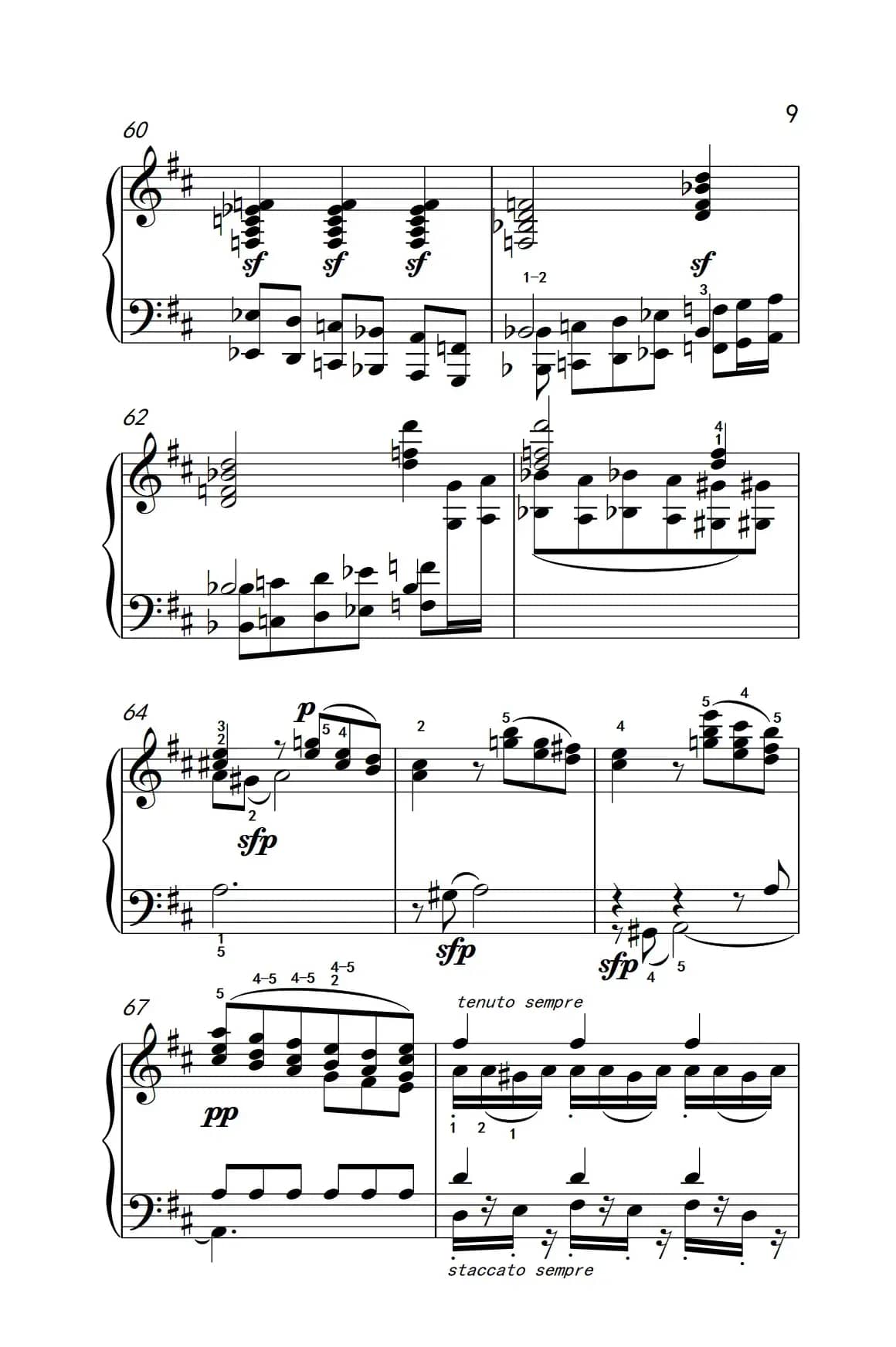 奏鸣曲 Opus 2 Nr.2 第二乐章（贝多芬奏鸣曲集 1）