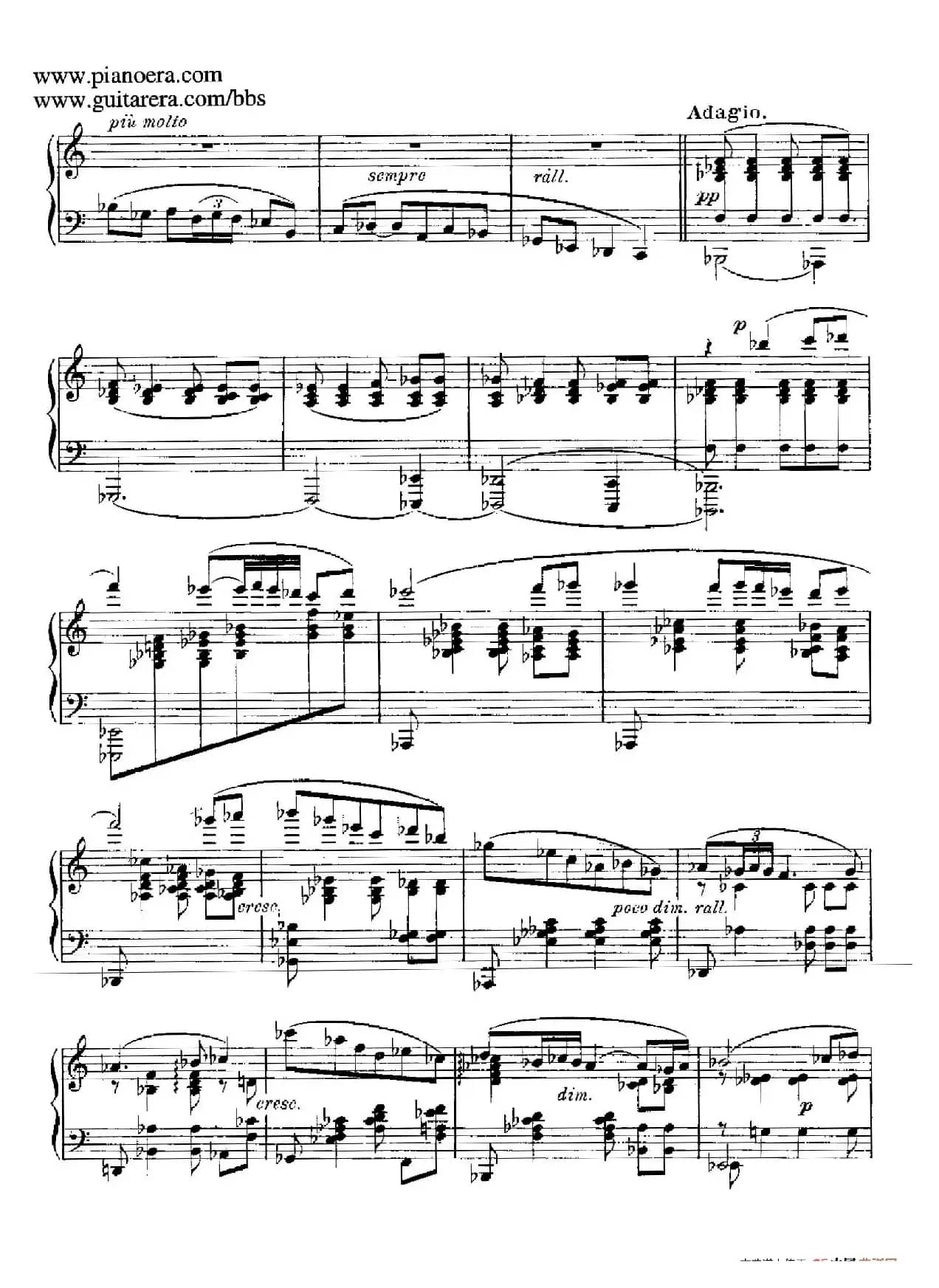 Goyescas（戈雅之画）（5. 爱与死 El Amor Y La Muerte）