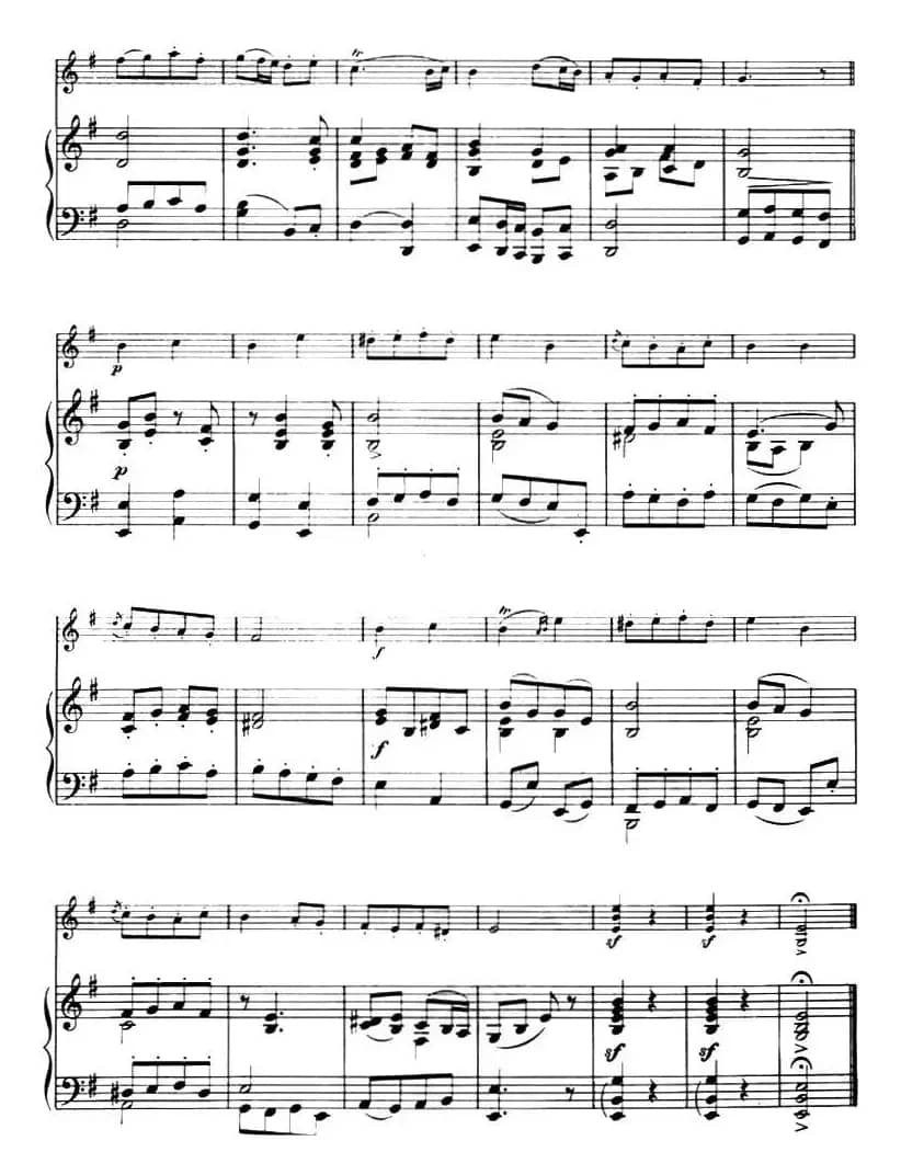 村民（小提琴+钢琴伴奏）