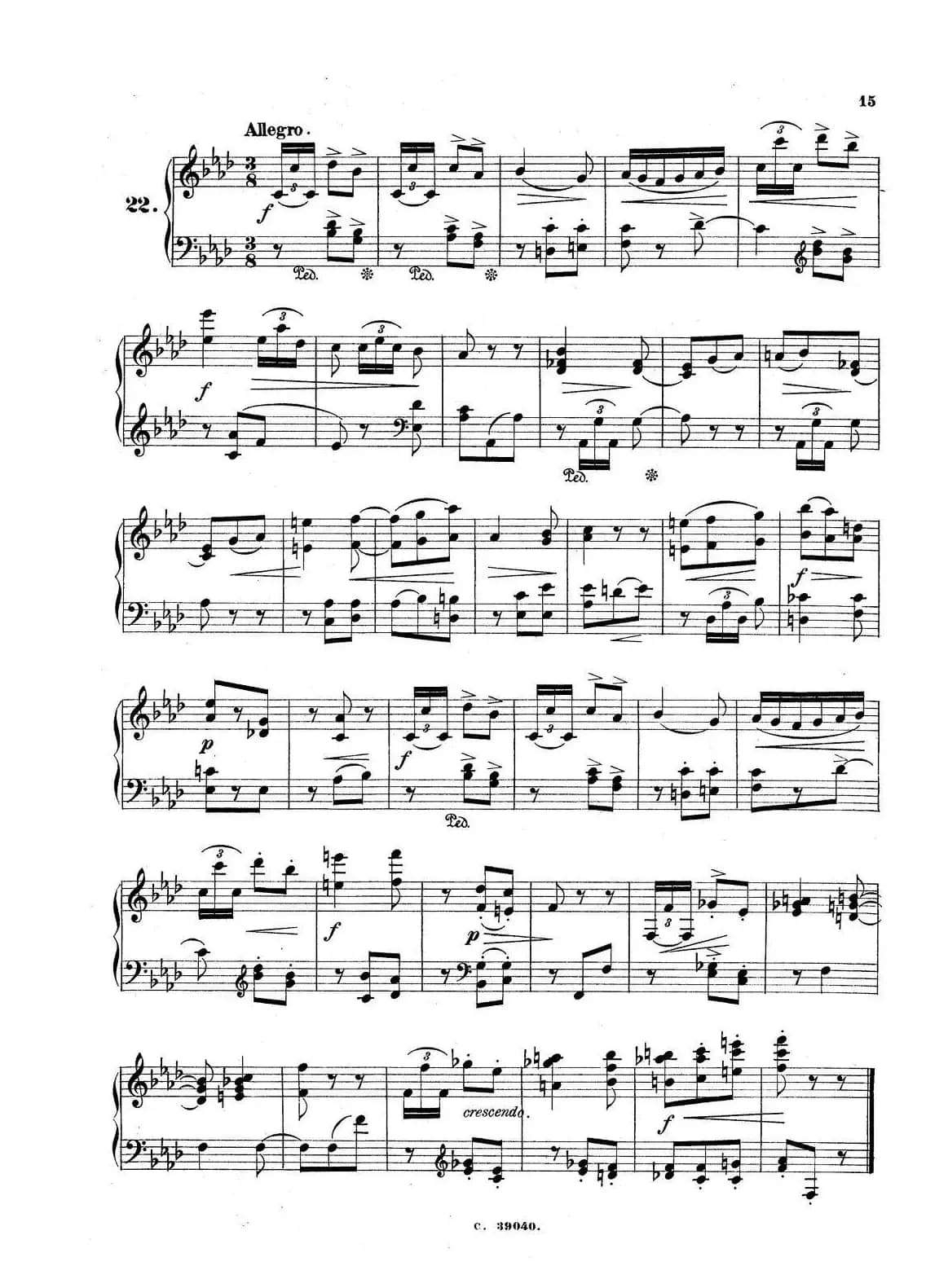 36 Etudes Rhythmiques et Melodiques Op.105（36首节奏与旋律练习曲 20—25）