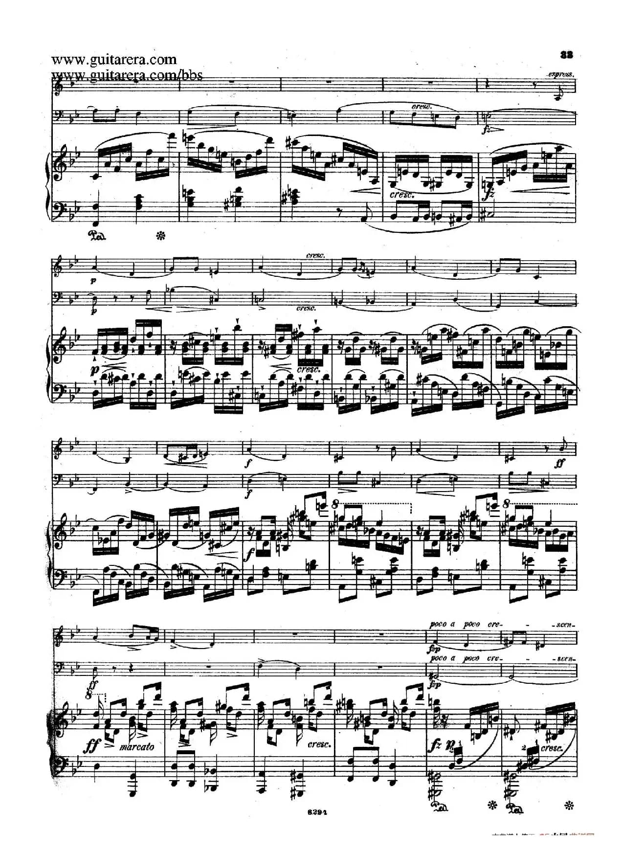 Piano Trio in g Minor Op.8（g小调钢琴三重奏）