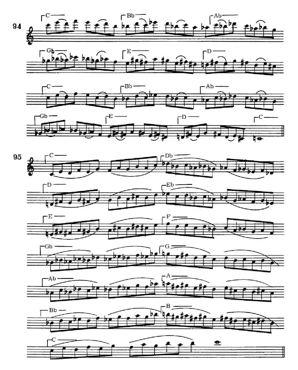 萨克斯演奏教程第二节（双音-移调变奏）