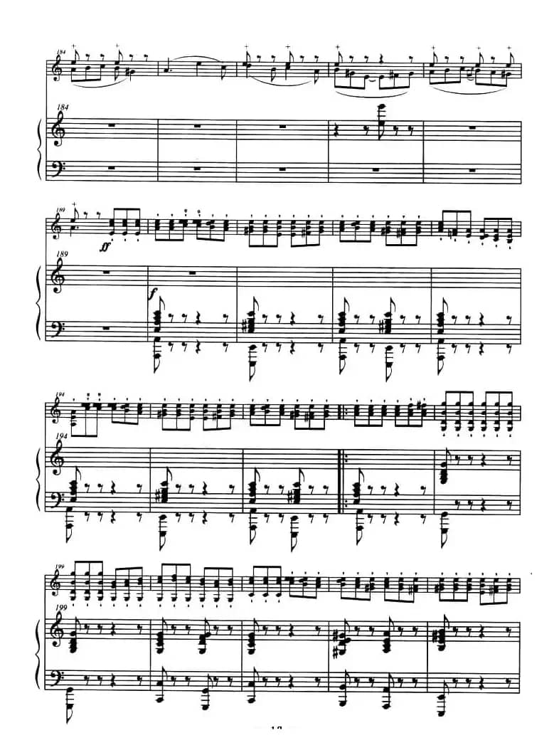 巴斯克随想曲（钢琴伴奏小提琴谱）