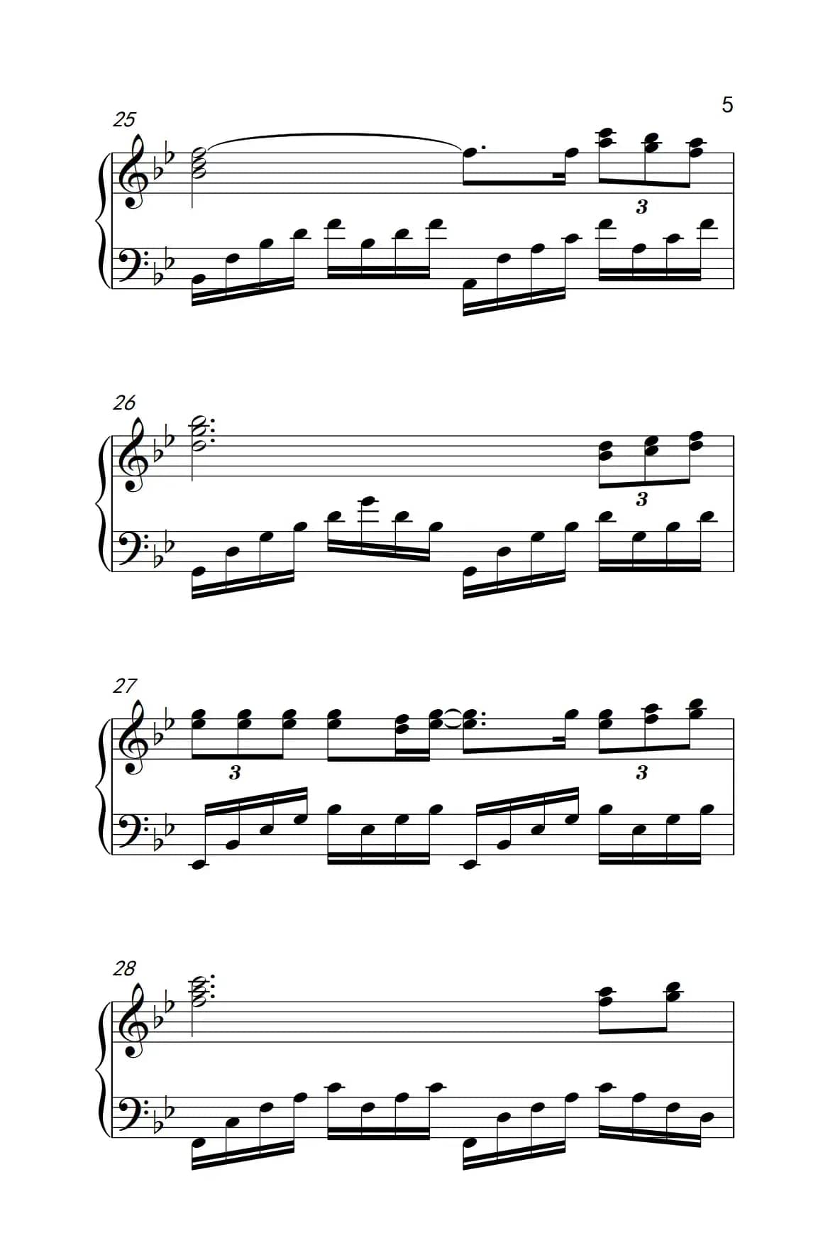 听海（《弹吧音教》制谱版）