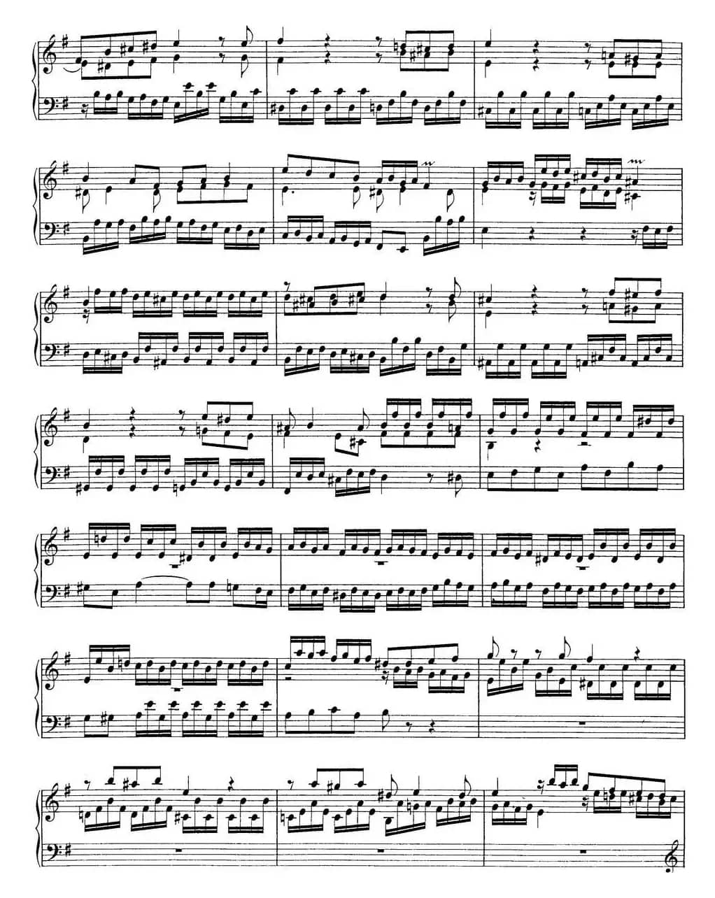 Toccata BWV 914(7首托卡塔·No.5 e小调)