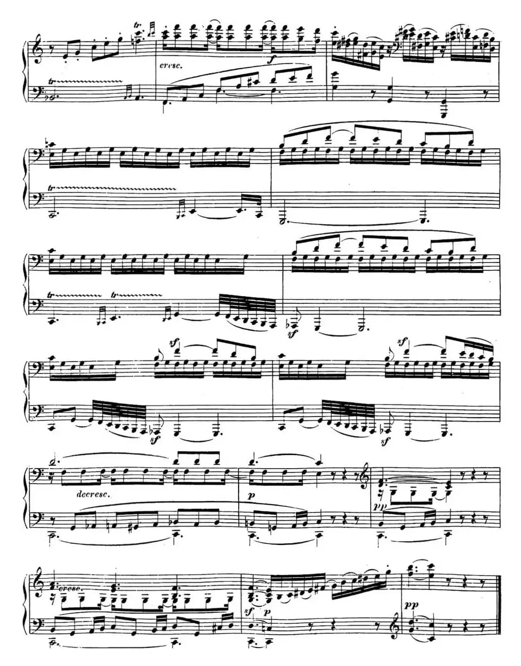 贝多芬钢琴奏鸣曲16 G大调 Op.31 No.1 G major