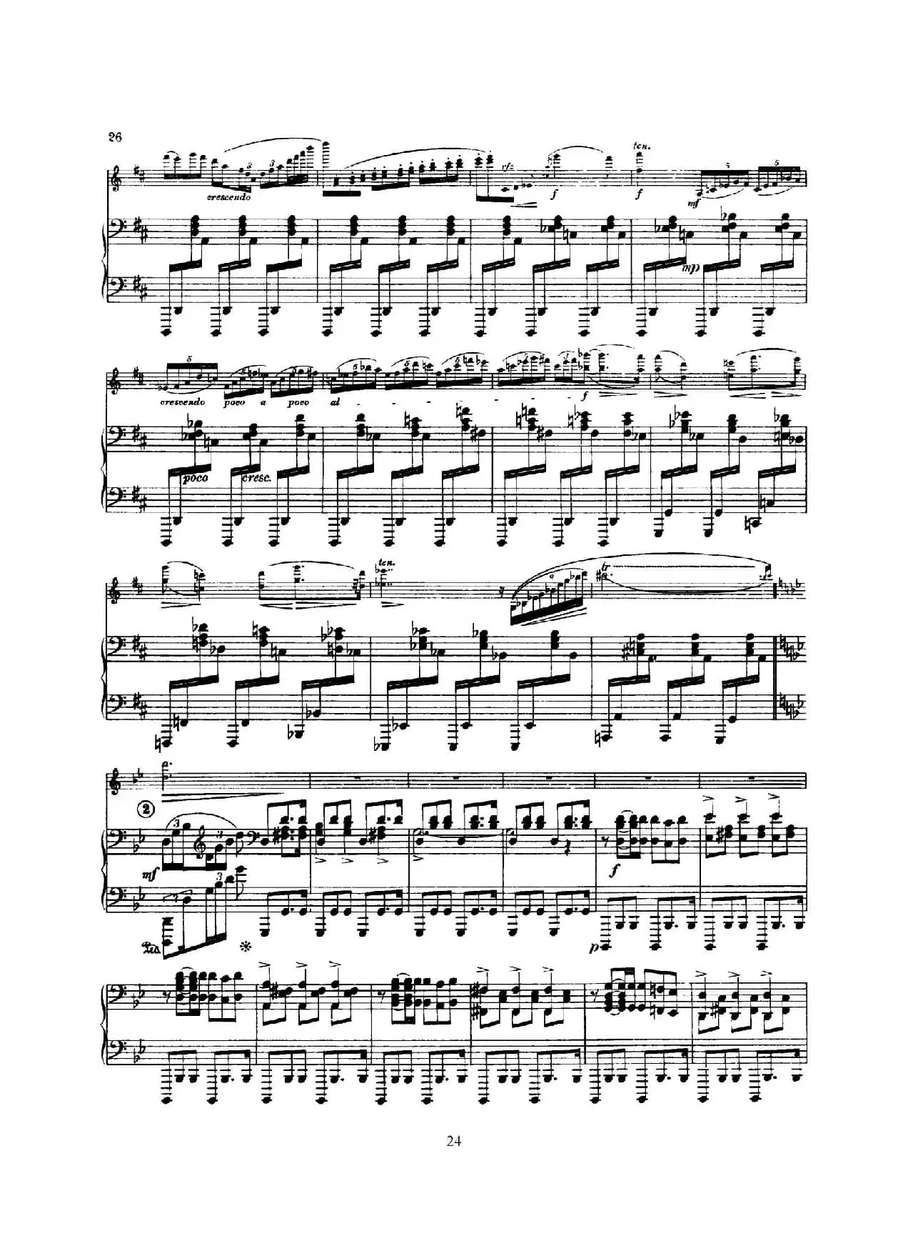 Concerto in D Minor Op.47（小提琴+钢琴伴奏）
