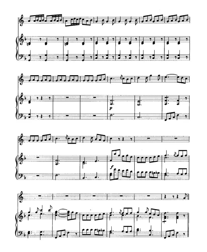 回旋曲（圆号+钢琴伴奏）