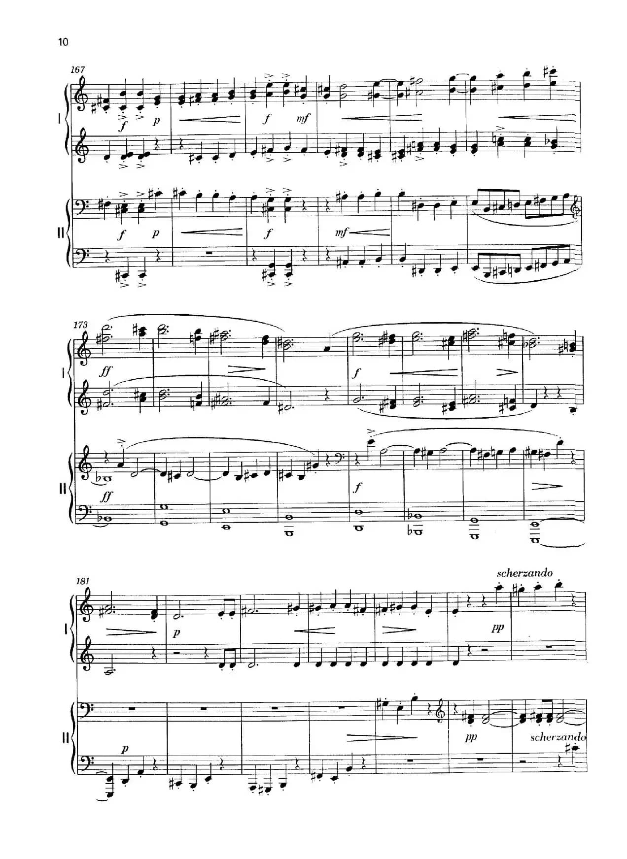 Vier Bagatellen Op.70（4首小品·Ⅰ·四手联弹）