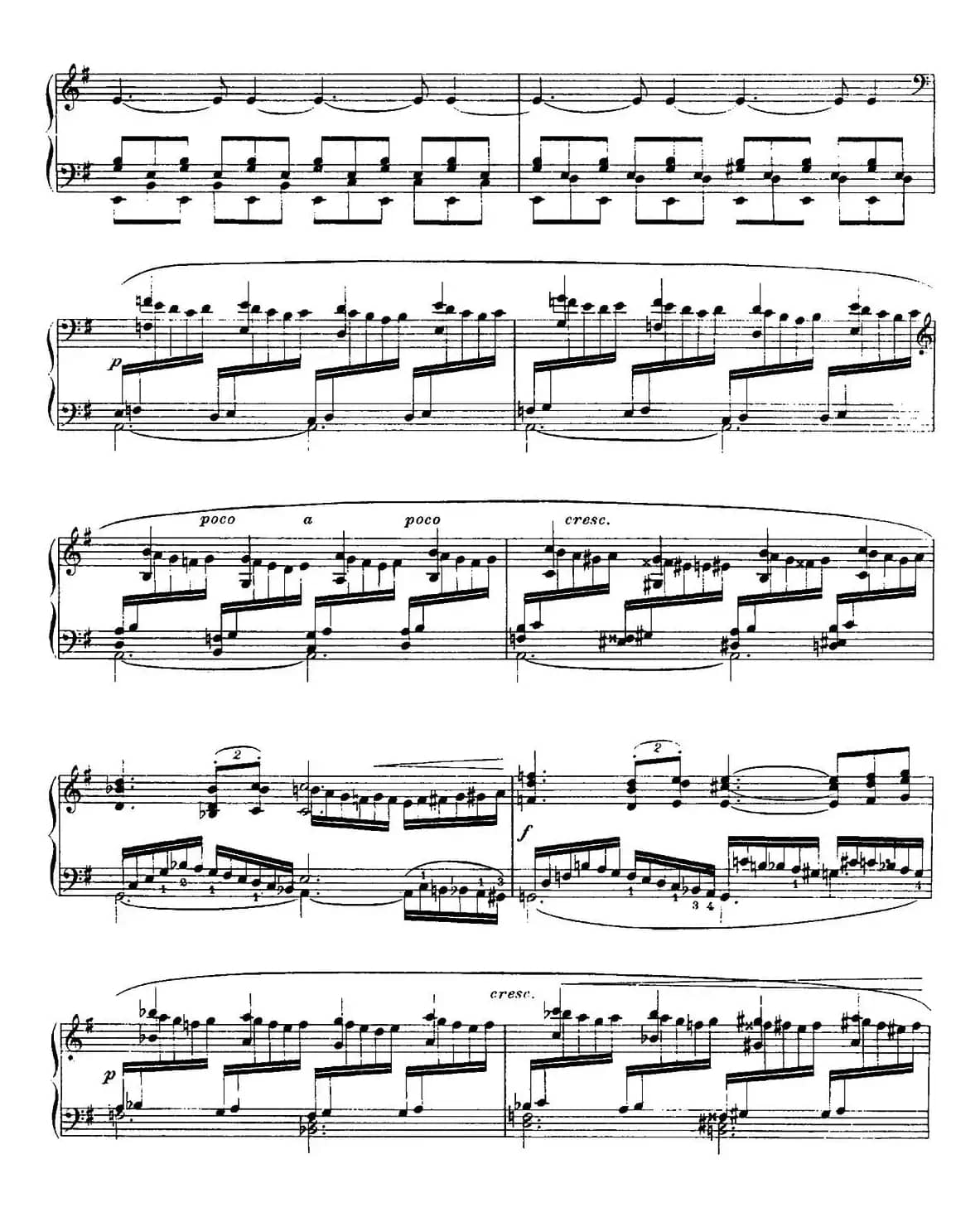 13 Nocturnes, Nocturne No. 12 in E minor （Op.107）