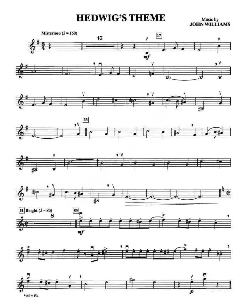 HEDWIG'S THEME（哈利波特）