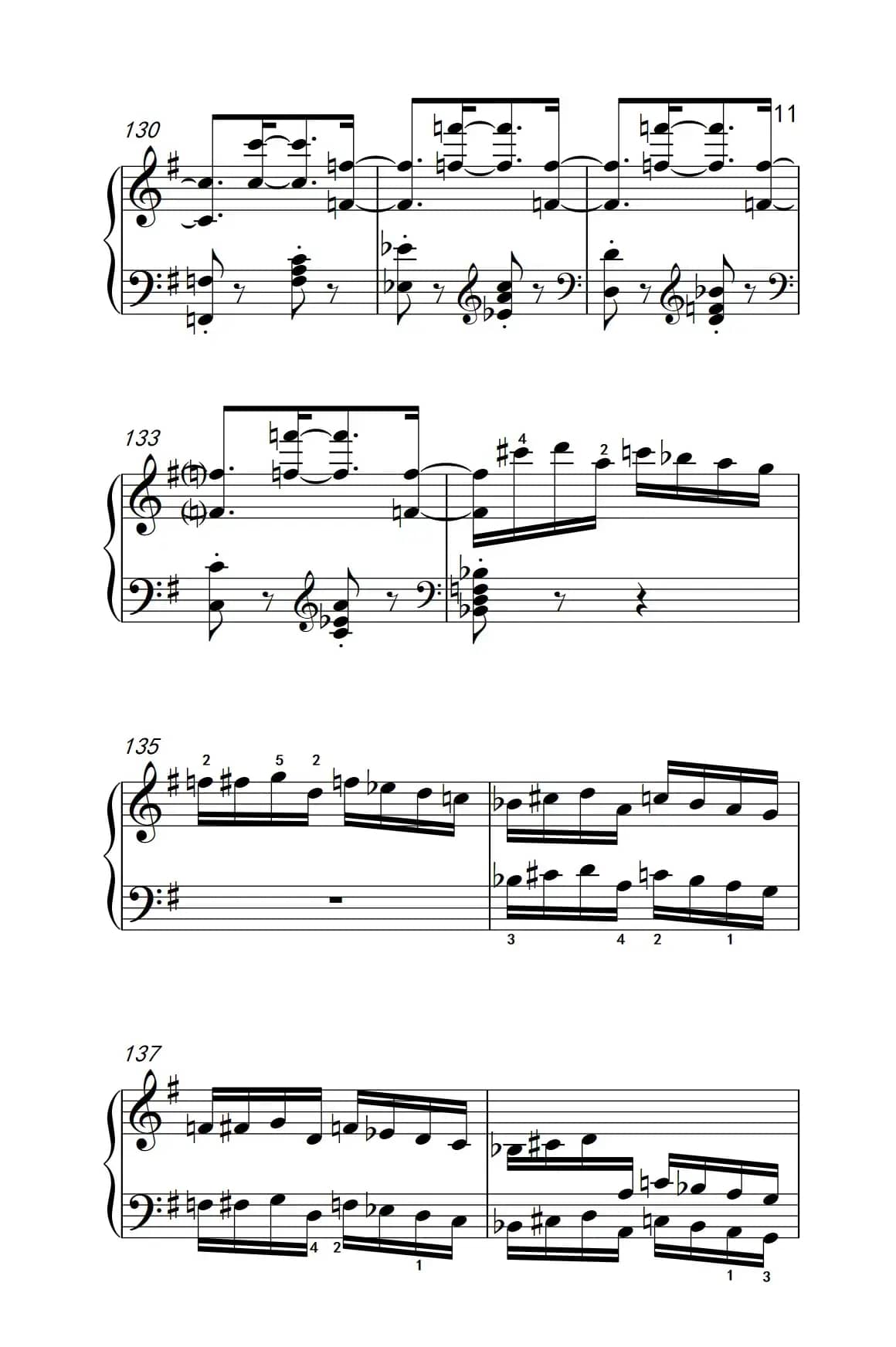 第九级2.G大调奏鸣曲 第一乐章 Op.31 No.1（中央音乐学院 钢琴（业余）考级教程 7-9级）