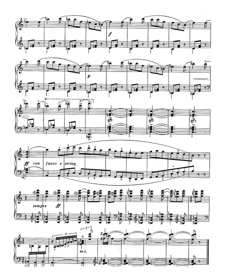 小奏鸣曲 三、山里人之舞