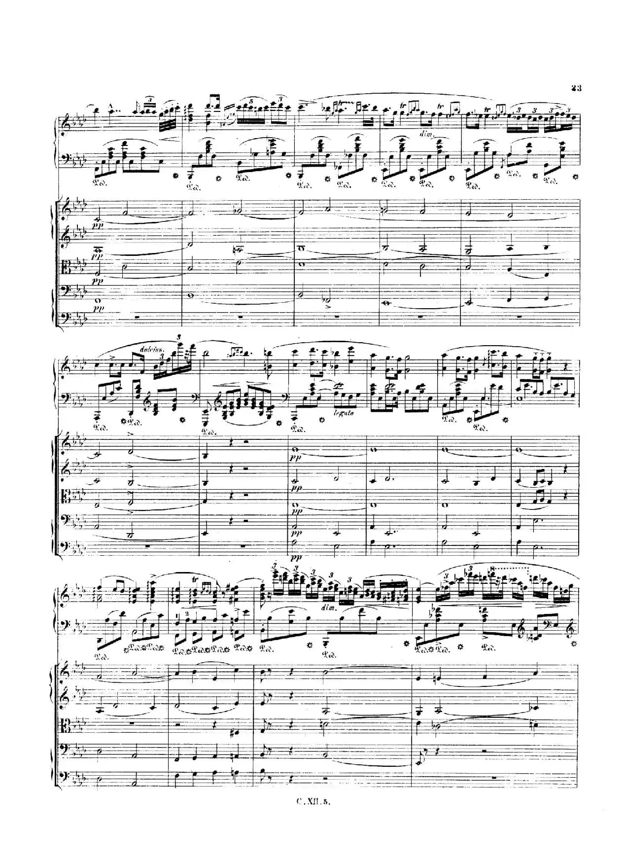 Piano Concerto No.2 in f Minor Op.21（f小调第二钢琴协奏曲·总谱）