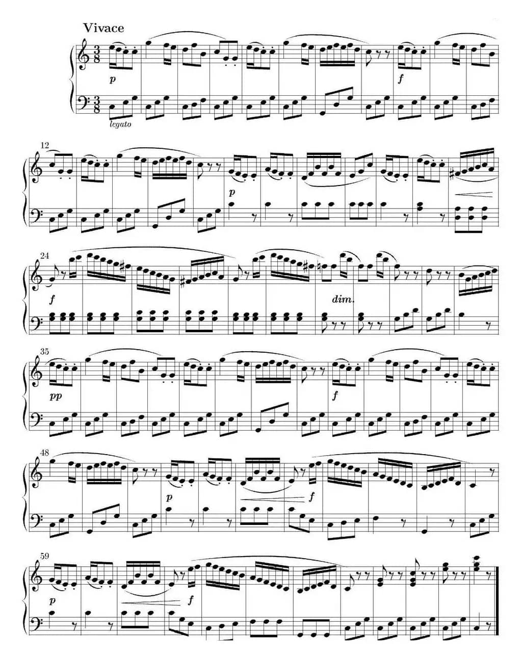 6 Sonatinas Op.36（6首钢琴小奏鸣曲-1）