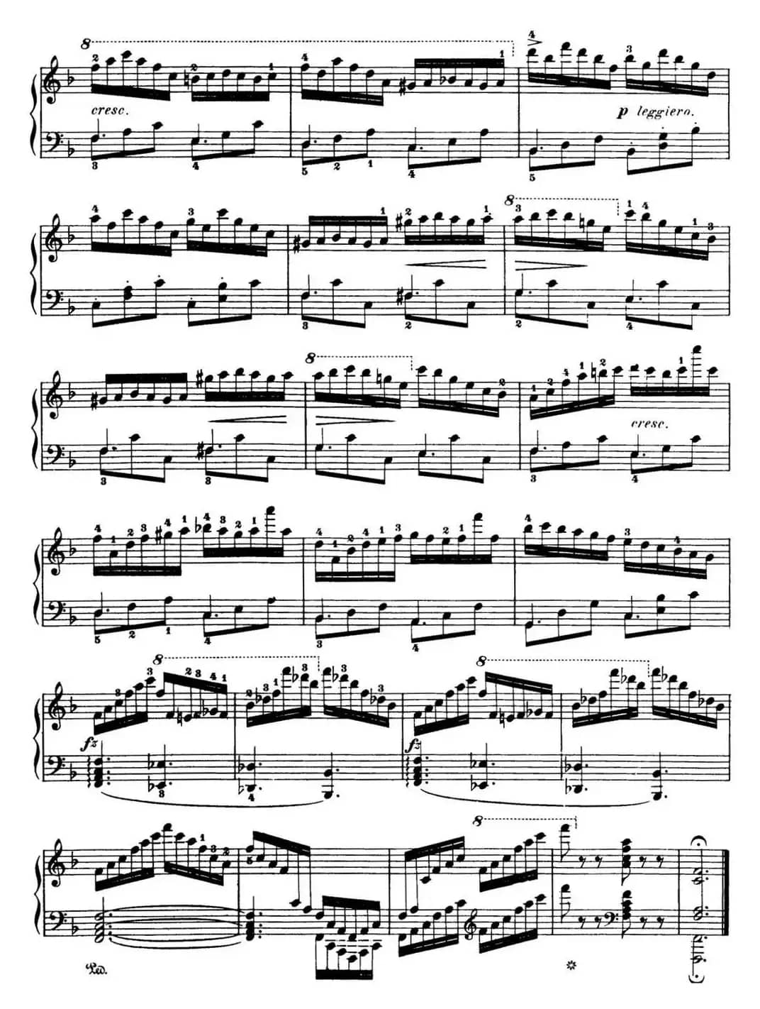 50首车尔尼Op.740钢琴手指灵巧技术练习曲（NO.42）