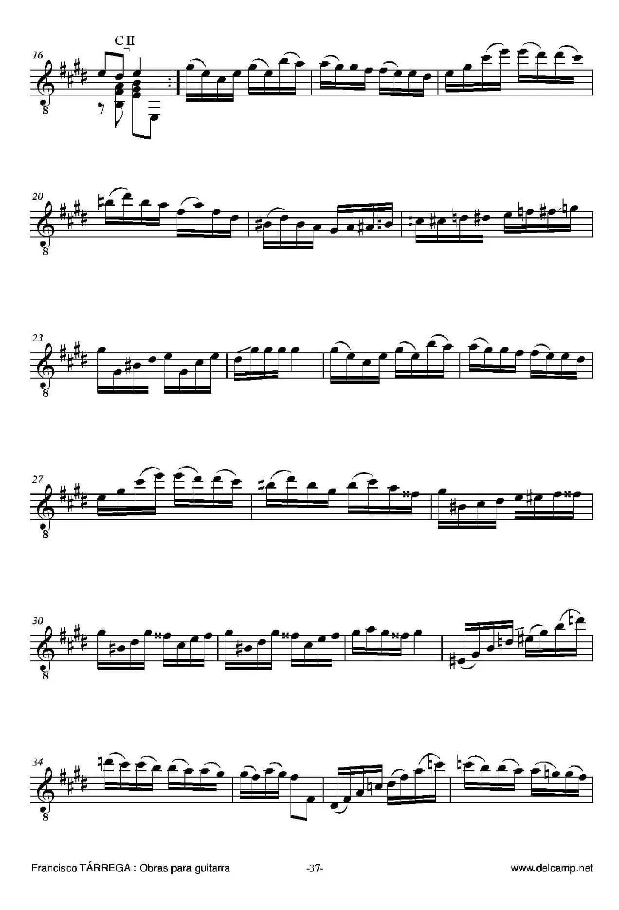 《塔雷加作品全集》第2部分（古典吉他）