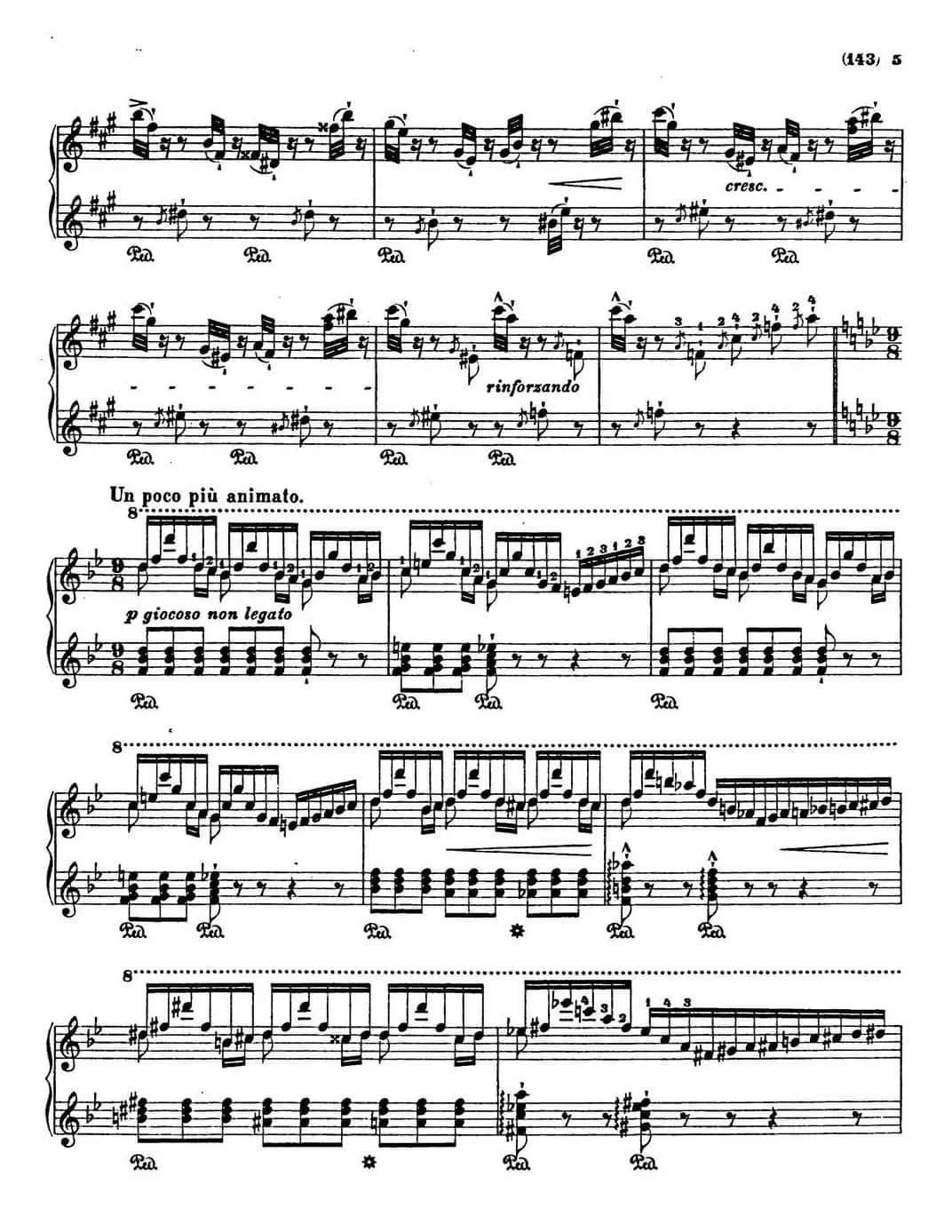 李斯特音乐会练习曲 S145（1 S145 森林的呼啸 Waldesrauschen）