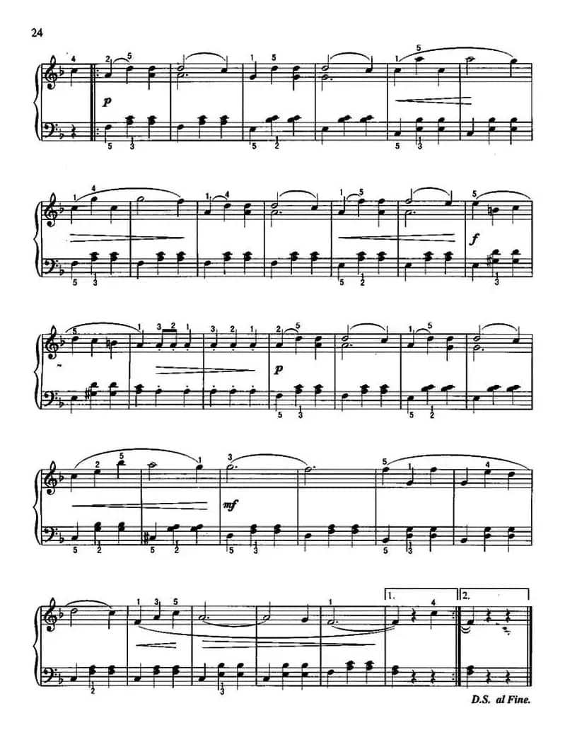 水仙女（钢琴小曲）