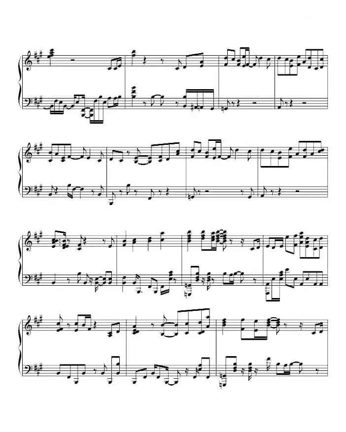 鸟之诗（按原谱手稿制谱）