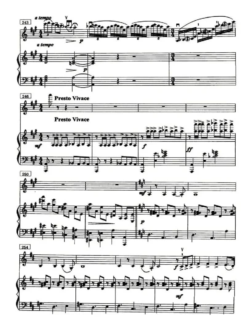 鼓声（小提琴+钢琴）