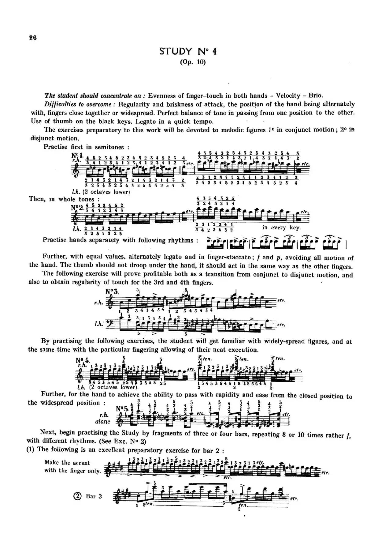 12 Etudes Op.10 柯尔托教学版（12首练习曲·4）