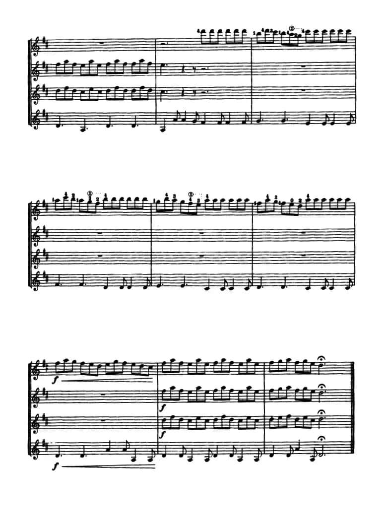 D大调协奏曲（古典吉他三重奏）