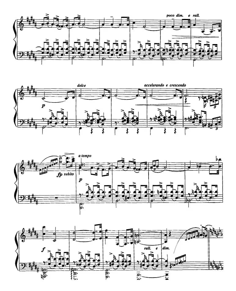 现代钢琴曲：2、即兴曲