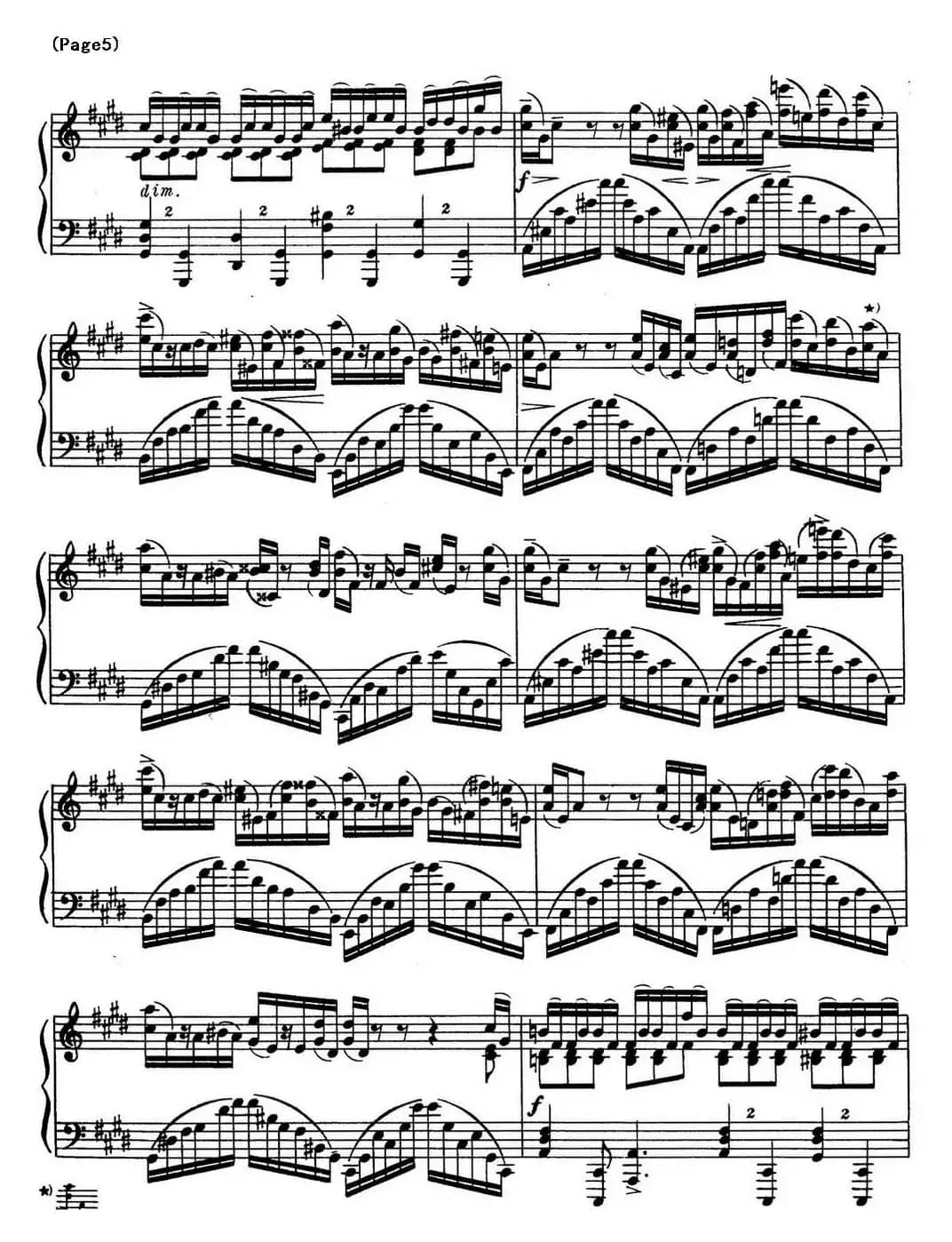 斯克里亚宾8首钢琴练习曲 Op42（No.5 Alexander Scriabin Etudes）