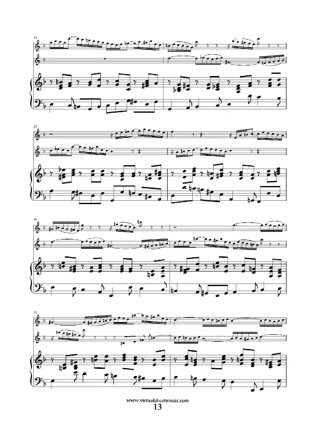 Concerto in D minor（双簧管+小提琴+钢琴伴奏）