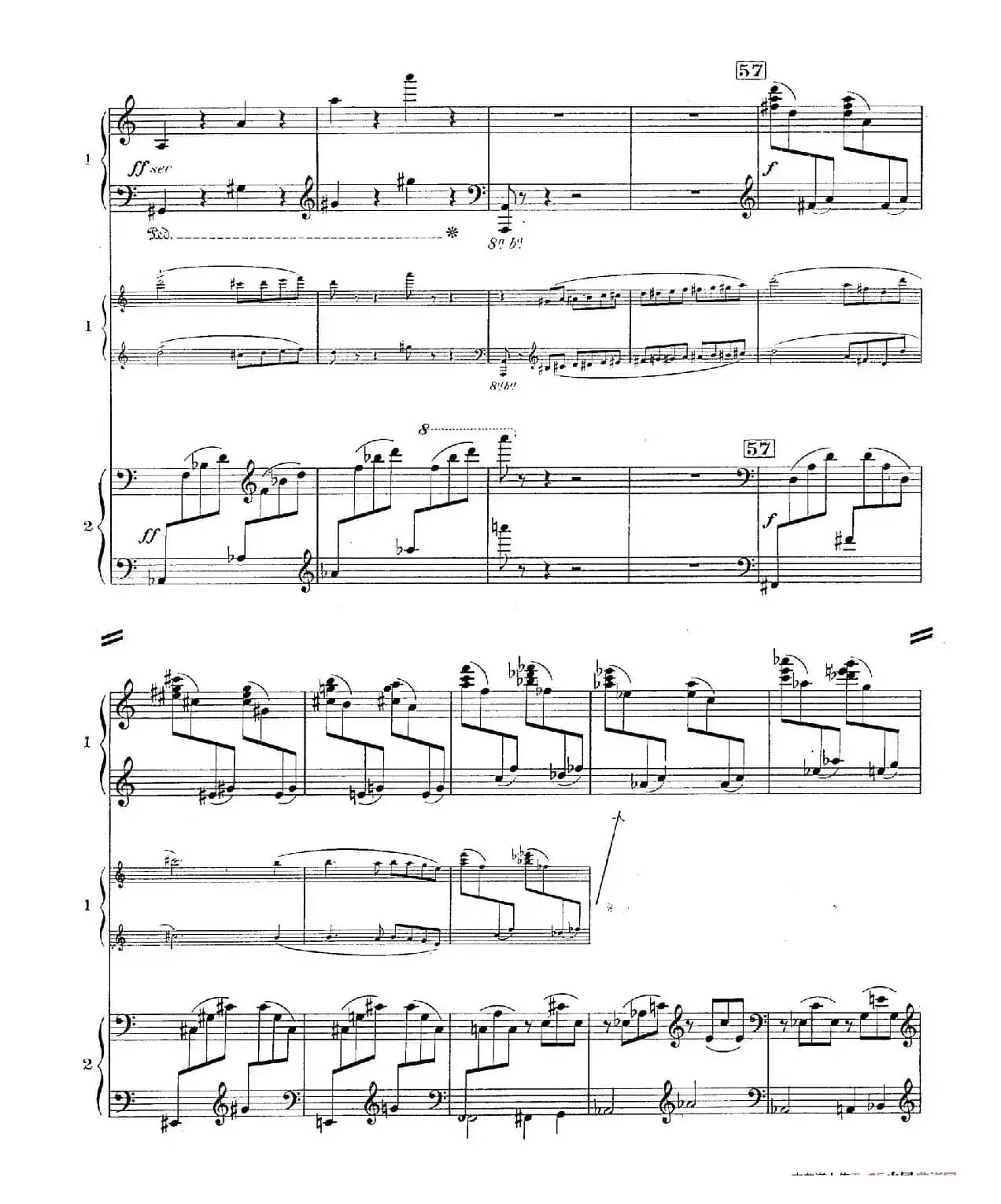 Concerto for 2 Pianos in d Minor（d小调双钢琴协奏曲· 第三乐章）
