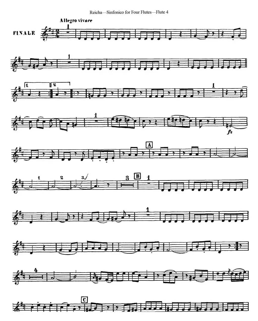 瑞查长笛四重奏（Flute 4）