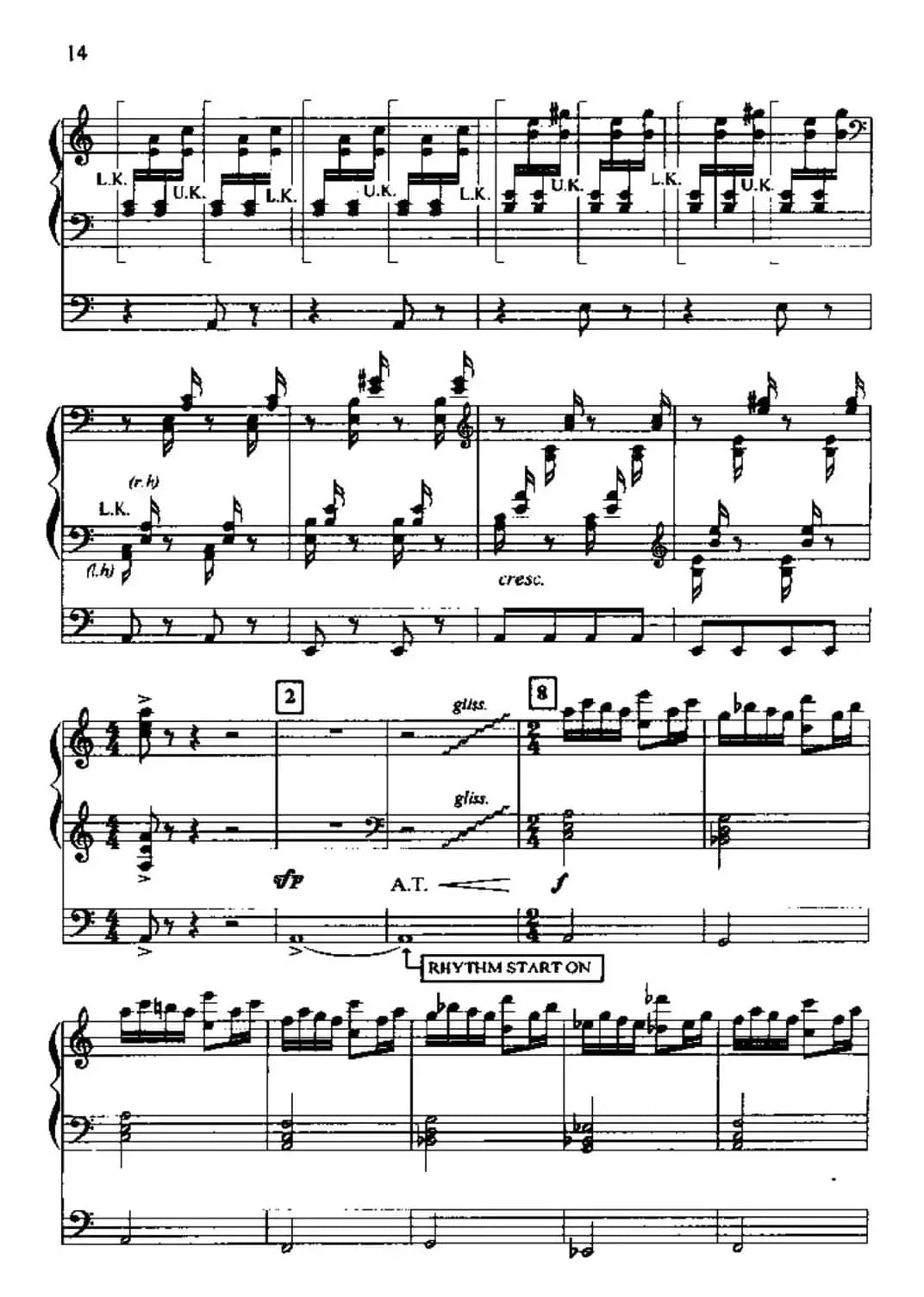 帕格尼尼主题狂想曲（双排键电子琴）